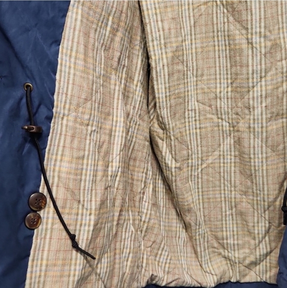 L.L. Bean Blue Polyester Nylon Coat Jacket - Picture 9 of 14